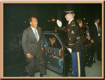 Arrival at White House, Mid-1980s